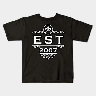 Established 2007 Kids T-Shirt